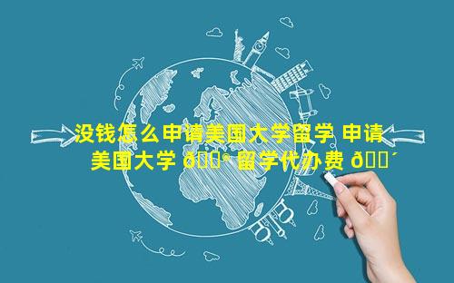 没钱怎么申请美国大学留学 申请美国大学 💮 留学代办费 🐴 用大致多少